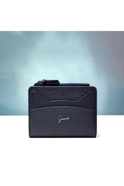 Grande Γυναικείο πορτοφόλι από γνήσιο δέρμα, μικρού μεγέθους