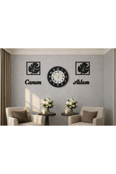 mrchediyesepeti Salon Wall Clock 40 cm Stylish Design That Will Change the At...