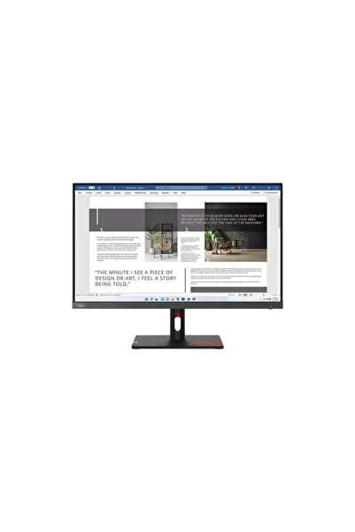 LENOVO 27 S27I-30 THINKVISION 63DFKAT4TK FHD 4MS 100HZ HDMI+VGA WLED MONITOR