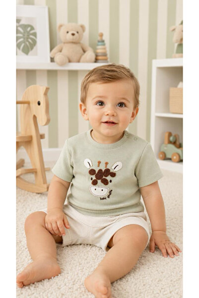 ASİLA Baby Boy Summer Shorts and T-Shirt Set
