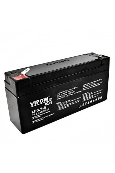 Vipow ACUMULATORI GEL PLUMB 6V 3.3AH
