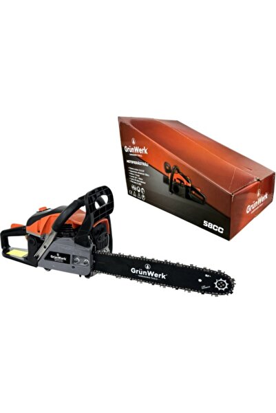 Grunwerg GrunWerk 8.5 HP 58 cc Αλυσοπρίονο 40 εκ. Επαγγελματικό για κοπή ξύλου
