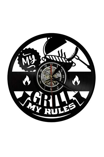 OEM Διακοσμητικό Ρολόι Τοίχου 'Βασιλιάς της Ψησταριάς'