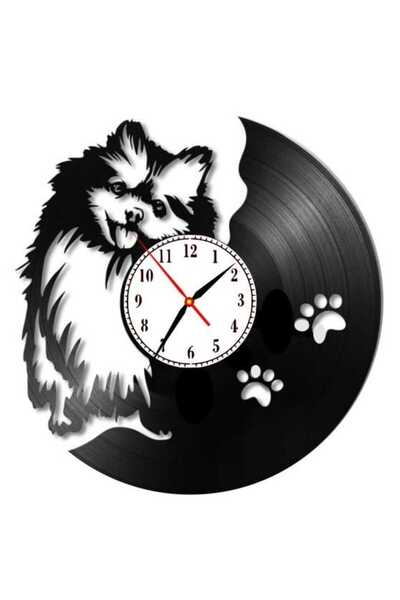 OEM Διακοσμητικό Ρολόι Τοίχου 'Pomeranian Boo'