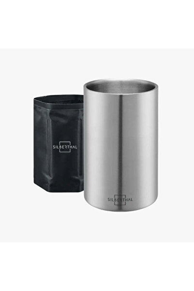 NO BRAND Ανοξείδωτος Ψύκτης Κρασιών – Διπλής Θήκης (Ασημί)