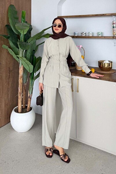 Hazamoda Σετ Φρανκ Μοντάλ Μπεζ