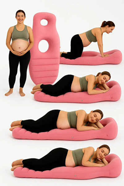 ozbience Tam Vücut Destekli Hamile Uyku Minderi, Rahat ve Ergonomik Yatak Kon...