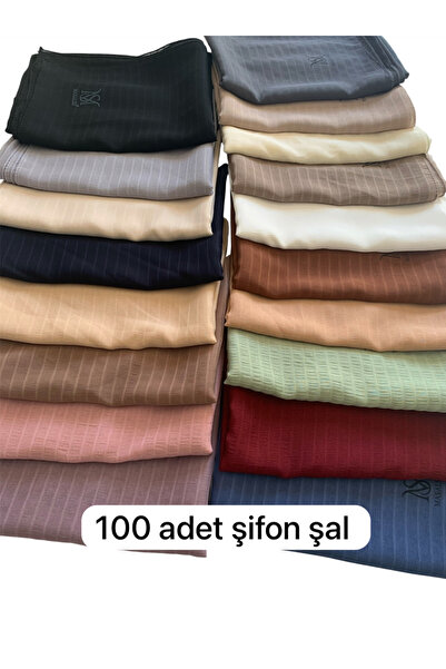 ÇİĞDEM AYDIN Dağıtmalık 100 adet şifon şal