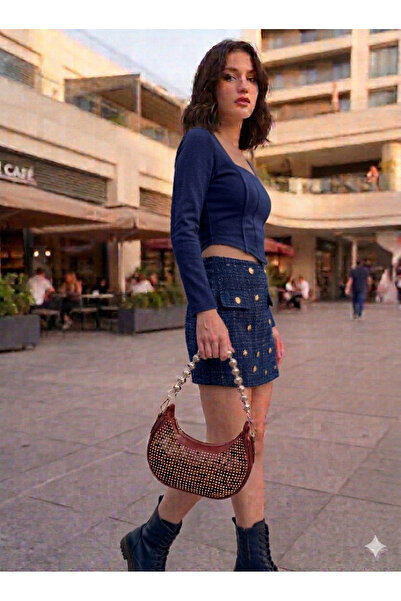 Merdiven6 Τσάντα με χάντρες και πέτρες