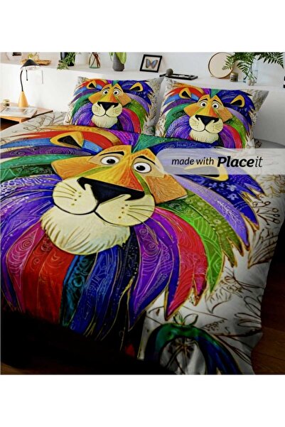 Elmas Dizayn 3D Children's Youth Boys Girls Bedding Set 160*240 cm Organic Co...