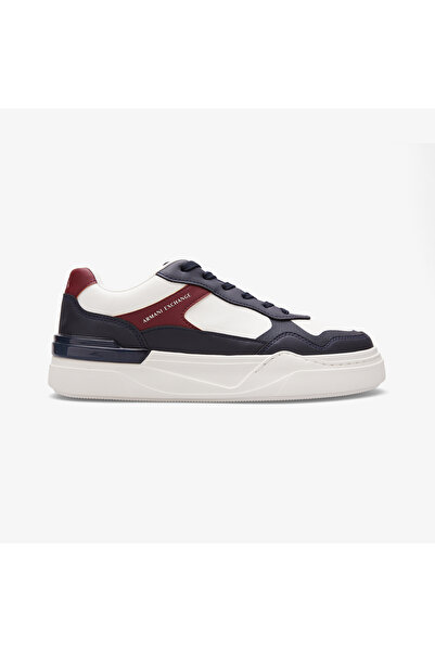 Armani Exchange Erkek Beyaz / Lacivert Sneaker
