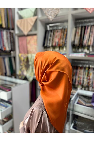 ipekevi Plain Twill Scarf Orange