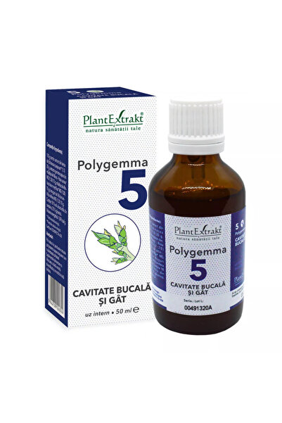 Plant Extrakt TM Polygemma 5, Cavitatea bucală și gâtul, 50 ml