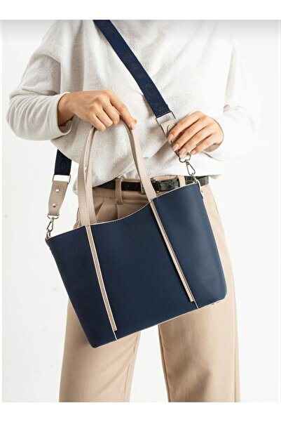 Just Polo Women's Large Size Multi-Section Shoulder Bag