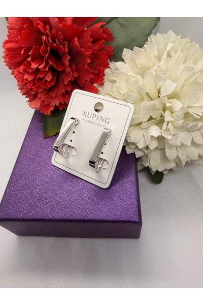 XUPING JEWELRY أقراط فولاذية بتصميم بسيط وحديث من XUPING KUYUMCU