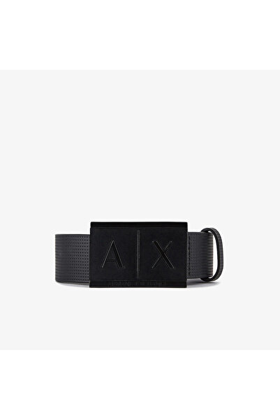 Armani Exchange Erkek Siyah Kemer