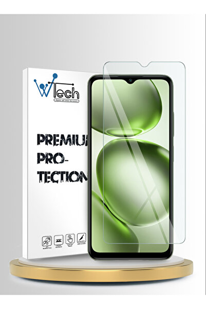 Wtech واقي شاشة زجاجي مقوى 9H شفاف لهاتف itel A100C 4G 2025 من السلسلة الممتازة
