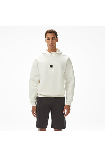HUGO Debostaco Erkek Krem Sweatshirt