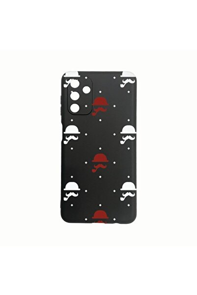 bestcase Θήκη Σιλικόνης, Συμβατή με Samsung Galaxy A04s, Σχέδιο Μουστάκι, Ανθ...