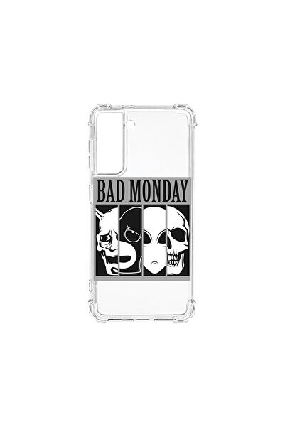 bestcase Husa Αντικραδασμική 1.5MM, Συμβατή με Samsung Galaxy S22, Bad Monday...