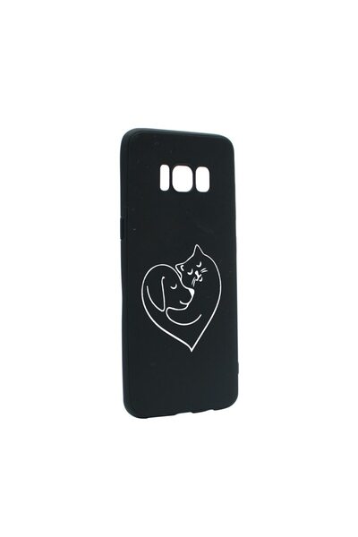 bestcase Θήκη σιλικόνης συμβατή με Samsung Galaxy S8, Σχέδιο Αγάπη Σκύλου και...