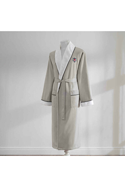 Taç Αδειοδοτημένο μπουρνούζι για ενήλικες Beşiktaş Double Şalyaka Cotton L