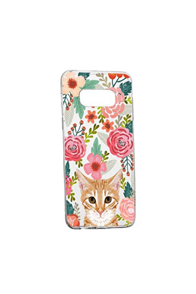 bestcase Θήκη Γάτα και Λουλούδια, για Samsung Galaxy S8, ανθεκτική στη φθορά,...