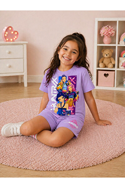 Aselin Kids 100% памук Hunterix Zoey Rumi Mira Летен комплект за момичета с щ...