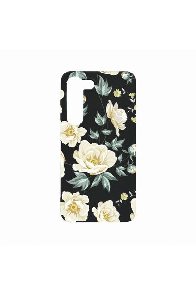 bestcase Θήκη, Συμβατή με Samsung Galaxy S23, Λουλούδια, Ανθεκτική στη φθορά,...