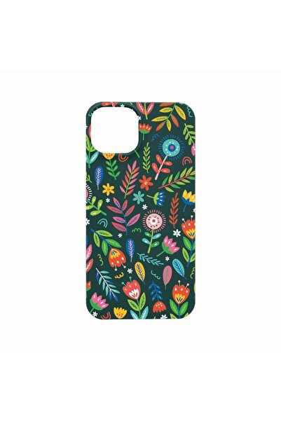 bestcase Θήκη Σιλικόνης, Συμβατή με Apple iPhone 14 Plus, Χαρούμενα Λουλούδια...