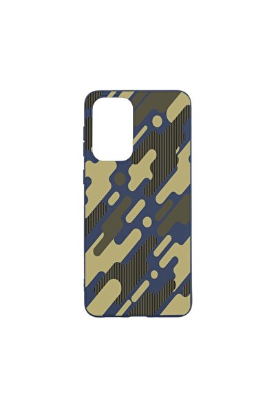 bestcase Θήκη σιλικόνης συμβατή με Samsung Galaxy M23, Πράσινο Καμουφλάζ, ανθ...