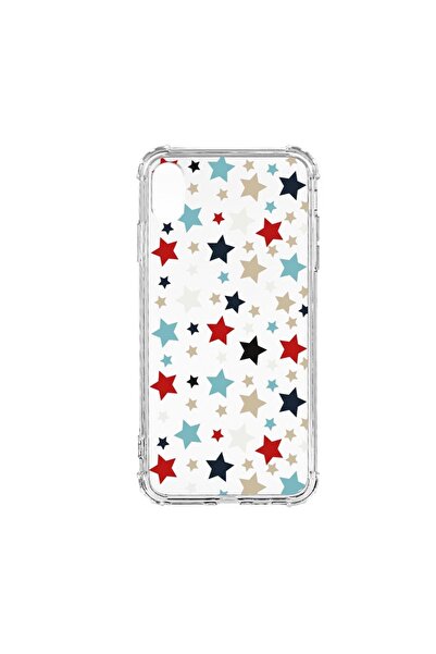 bestcase Husă Antișoc din Silicon Compatibilă cu Apple iPhone XR, Stars, Prot...