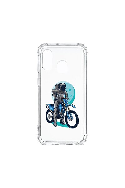 bestcase Husa Anti Shock, Compatibila Cu Samsung Galaxy A40, Astronaut Biker,...