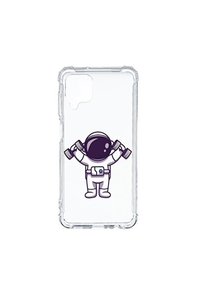 bestcase Husa Αντικραδασμική Θήκη Συμβατή με Samsung Galaxy A12, Astronaut Gy...