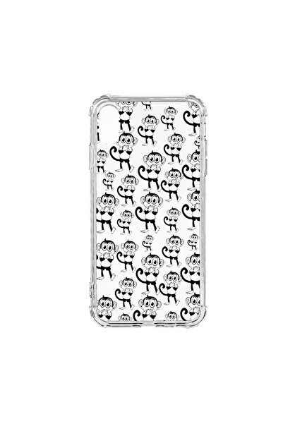 bestcase Αντικραδασμική θήκη σιλικόνης συμβατή με Apple iPhone XS Max, Monkey...