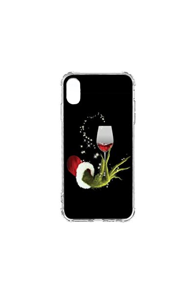 bestcase Husa Anti Shock 1.5MM, compatibilă cu Apple iPhone XR, Xmas Grinch, ...