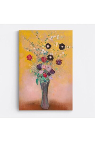 OEM Tablou pe pânză premium WOWCanvas, Flori colorate, 100 x 150 cm