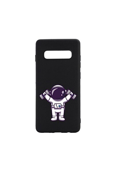bestcase Θήκη σιλικόνης συμβατή με Samsung Galaxy S10 Plus, Astronaut Gym, αν...