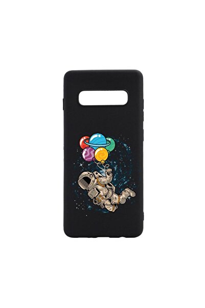 bestcase Θήκη σιλικόνης συμβατή με Samsung Galaxy S10 Plus, Χαρούμενος Αστρον...