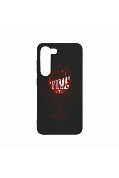 bestcase Θήκη, Συμβατή με Samsung Galaxy S23, Wine Time, Ανθεκτική στη φθορά,...