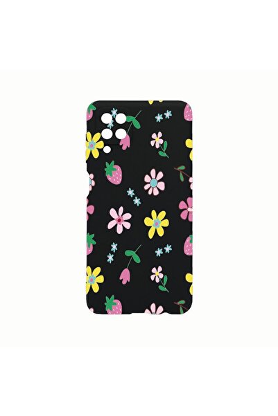 bestcase Θήκη Σιλικόνης, Συμβατή με Samsung Galaxy A12, Λουλούδια, Ανθεκτική ...