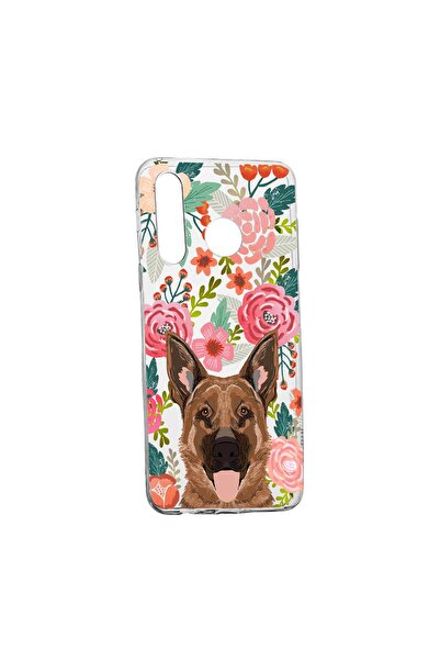 bestcase Θήκη Σκύλος και Λουλούδια, για Samsung Galaxy A40, ανθεκτική στη φθο...