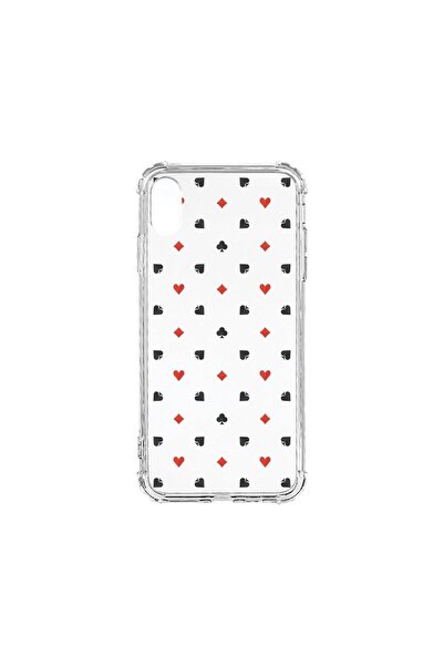 bestcase Husa Αντικραδασμική 1.5MM, συμβατή με Apple iPhone XR, Σχέδιο Πόκερ,...