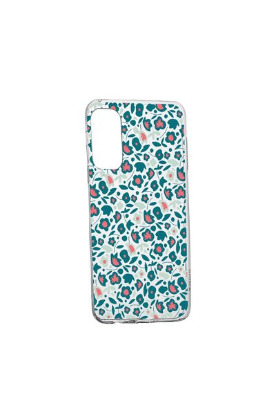 bestcase Θήκη σιλικόνης, Συμβατή με Samsung Galaxy M13, Σχέδιο με πράσινα λου...