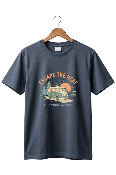 onsrawear Unisex Outdoor Caravan Patterned Retro Summer Escape the Heat Print...