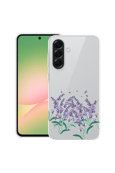bestcase ¬Æ Husa pentru Samsung Galaxy S25 FE cu Design Lavender, Clear Slim ...