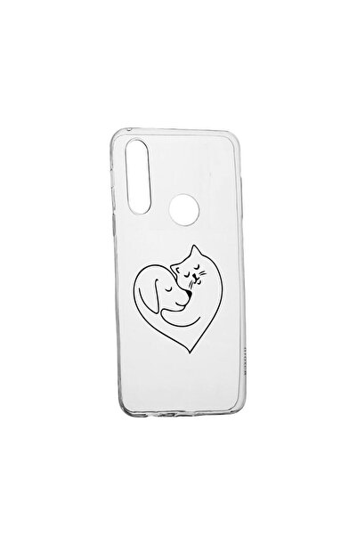 bestcase Θήκη σιλικόνης συμβατή με Samsung Galaxy A20s, Σχέδιο Αγάπη Σκύλου κ...