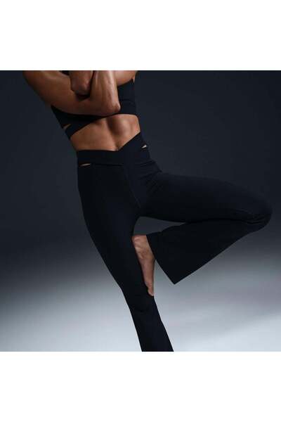 Nike Zenvy Dri-FIT High Rise Rib Flare Kadın Eşofman Altı hj1846-010