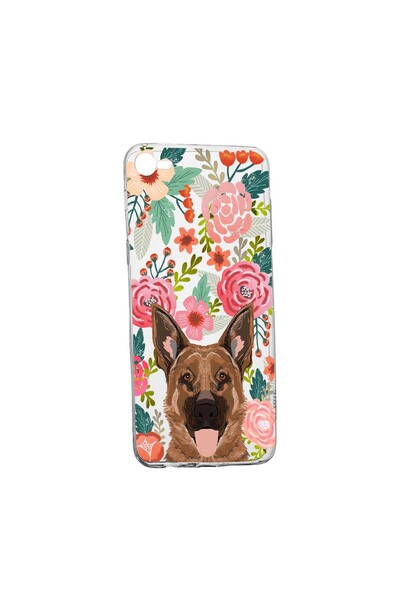 bestcase Θήκη Σκύλος και Λουλούδια, για Apple iPhone 7 / 8, ανθεκτική στη φθο...