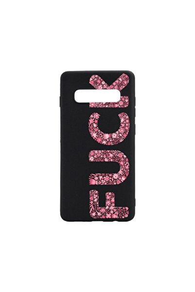 bestcase Λεπτή Θήκη Σιλικόνης 0.8MM, Συμβατή με Samsung Galaxy S10, FCK, Ανθε...